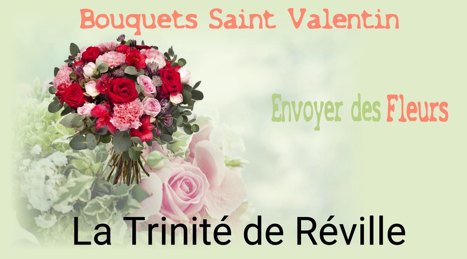 Roses de Saint-Valentin livrées à La Trinité-de-Réville